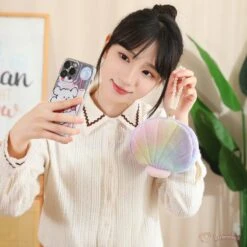 Jeju The Pig Hiding In Shell Plushie -Kawaii Store kawaiies plushies plush softtoy jeju the pig hiding in shell plushie soft toy 18cm 692105