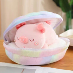 Jeju The Pig Hiding In Shell Plushie -Kawaii Store kawaiies plushies plush softtoy jeju the pig hiding in shell plushie soft toy 377484