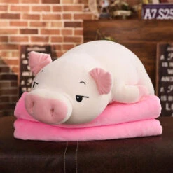 Jeju The Piggy Plushie | Exclusive 31 Jeju The Piggy Plushie | Exclusive -Kawaii Store kawaiies plushies plush softtoy jeju the piggy soft toy 13in 35cm white awake 128069