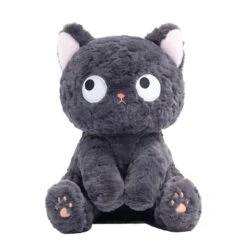 Jiji The Cute Fluffy Black Cat Plushie | Limited Stock -Kawaii Store kawaiies plushies plush softtoy jiji the cute fluffy black cat plushie new soft toy 287661