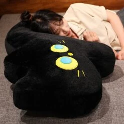 JoJo The Black Cat Plush Pillow -Kawaii Store kawaiies plushies plush softtoy jojo the black cat plush pillow soft toy 359784