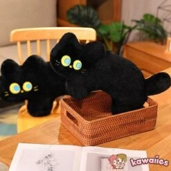 JoJo The Black Cat Plush Pillow -Kawaii Store kawaiies plushies plush softtoy jojo the black cat plush pillow soft toy 817935
