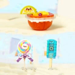 Juicy Burger Meal With Yummy Sweet Dessert Micro Sets -Kawaii Store kawaiies plushies plush softtoy juicy burger meal with yummy sweet dessert micro sets build it 388100