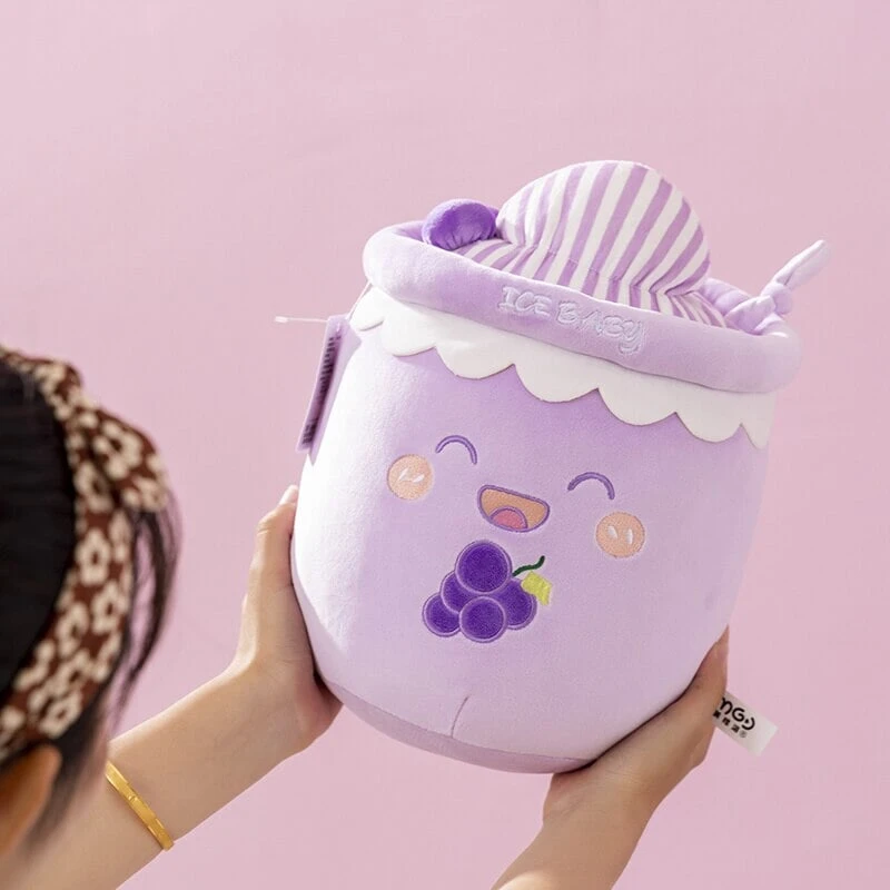 Juicy Fruity Bubble Tea Plushie Crew 5 Juicy Fruity Bubble Tea Plushie Crew - Image 3