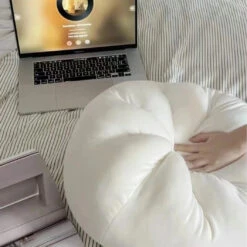 Jumbo Bao Bun Plush Pillow -Kawaii Store kawaiies plushies plush softtoy jumbo bao bun plush pillow soft toy 698945