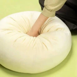 Jumbo Bao Bun Plush Pillow -Kawaii Store kawaiies plushies plush softtoy jumbo bao bun plush pillow soft toy 767439