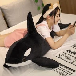 Kalia The Orca Whale Plushie -Kawaii Store kawaiies plushies plush softtoy kalia the orca whale plushie new soft toy 767182