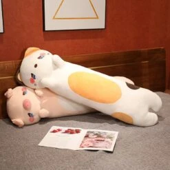 Kawaii 100cm Long Snuggly Dog Cat Pig Plushie Collection -Kawaii Store kawaiies plushies plush softtoy kawaii 100cm long snuggly dog cat pig plushie collection new soft toy 511464