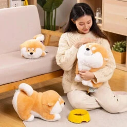 Kawaii Akita Shiba Inu Dog Plush -Kawaii Store kawaiies plushies plush softtoy kawaii akita shiba inu dog plush soft toy 388536