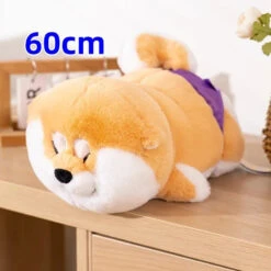 Kawaii Akita Shiba Inu Dog Plush -Kawaii Store kawaiies plushies plush softtoy kawaii akita shiba inu dog plush soft toy laying 60cm 215480