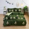 Kawaii Avocado Buddies Bedding Set