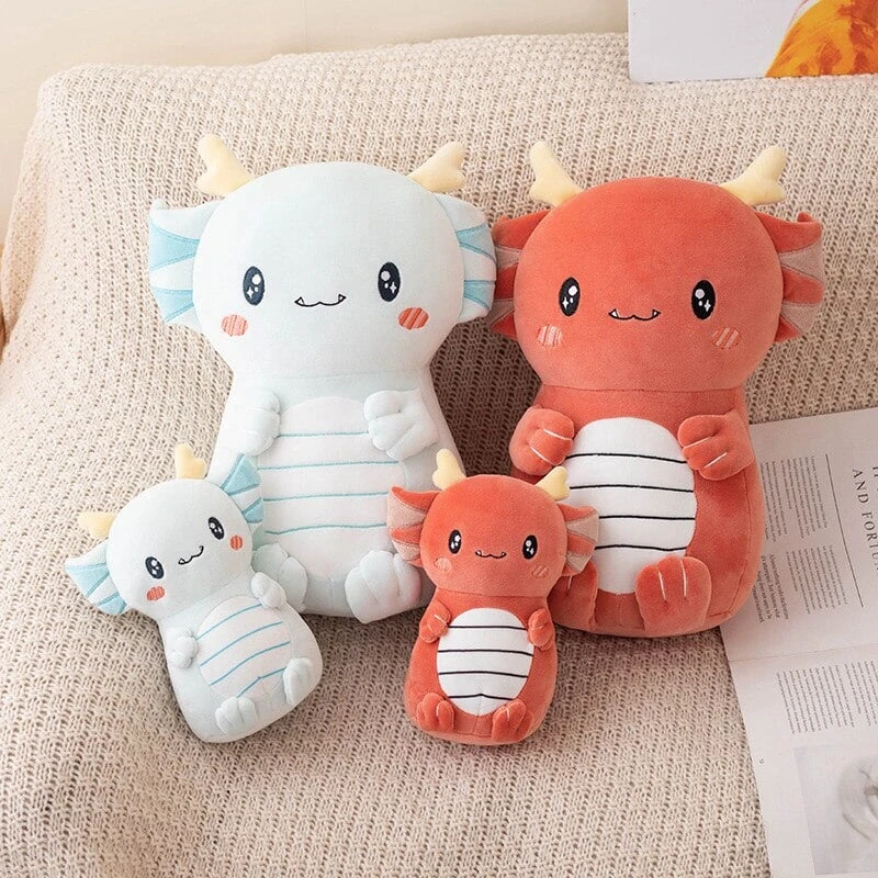 Kawaii Axolotl Dragon Plush 3 Kawaii Axolotl Dragon Plush