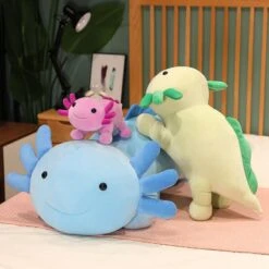 Kawaii Axolotl Salamander Plushie Family -Kawaii Store kawaiies plushies plush softtoy kawaii axolotl salamander plushie family soft toy 475552