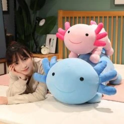 Kawaii Axolotl Salamander Plushie Family -Kawaii Store kawaiies plushies plush softtoy kawaii axolotl salamander plushie family soft toy 517113