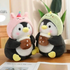Kawaii Baby Penguin Plushies With Hats -Kawaii Store kawaiies plushies plush softtoy kawaii baby penguin plushies with hats soft toy 142001