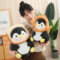 Kawaii Baby Penguin Plushies With Hats -Kawaii Store kawaiies plushies plush softtoy kawaii baby penguin plushies with hats soft toy 145398