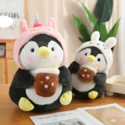 Kawaii Baby Penguin Plushies With Hats -Kawaii Store kawaiies plushies plush softtoy kawaii baby penguin plushies with hats soft toy 530055