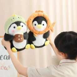 Kawaii Baby Penguin Plushies With Hats -Kawaii Store kawaiies plushies plush softtoy kawaii baby penguin plushies with hats soft toy 942117