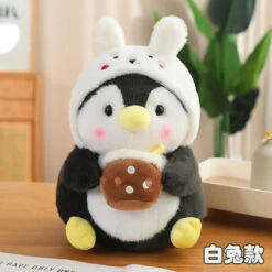 Kawaii Baby Penguin Plushies With Hats -Kawaii Store kawaiies plushies plush softtoy kawaii baby penguin plushies with hats soft toy bunny 30cm 303448