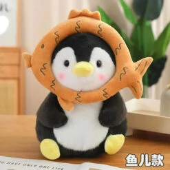 Kawaii Baby Penguin Plushies With Hats -Kawaii Store kawaiies plushies plush softtoy kawaii baby penguin plushies with hats soft toy fish 30cm 721818