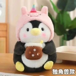 Kawaii Baby Penguin Plushies With Hats -Kawaii Store kawaiies plushies plush softtoy kawaii baby penguin plushies with hats soft toy unicorn 30cm 963866