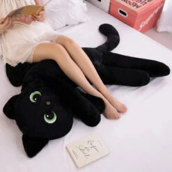 Kawaii Black Cat With Wings Plushies -Kawaii Store kawaiies plushies plush softtoy kawaii black cat with wings plushies soft toy 156657