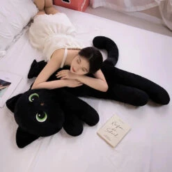 Kawaii Black Cat With Wings Plushies -Kawaii Store kawaiies plushies plush softtoy kawaii black cat with wings plushies soft toy 397627