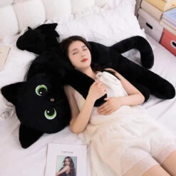 Kawaii Black Cat With Wings Plushies -Kawaii Store kawaiies plushies plush softtoy kawaii black cat with wings plushies soft toy 948193