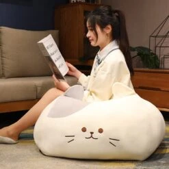 Kawaii Black White Cube Cat Plushies -Kawaii Store kawaiies plushies plush softtoy kawaii black white cube cat plushies soft toy 355402