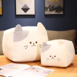 Kawaii Black White Cube Cat Plushies -Kawaii Store kawaiies plushies plush softtoy kawaii black white cube cat plushies soft toy 438566