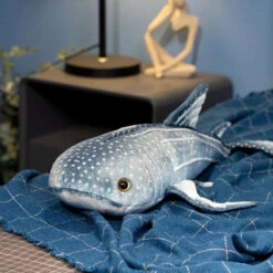 Kawaii Blue Whale Shark Soft Toy Plushie -Kawaii Store kawaiies plushies plush softtoy kawaii blue whale shark soft toy plushie soft toy 202433