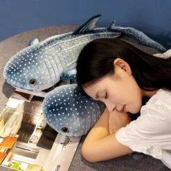 Kawaii Blue Whale Shark Soft Toy Plushie -Kawaii Store kawaiies plushies plush softtoy kawaii blue whale shark soft toy plushie soft toy 245043