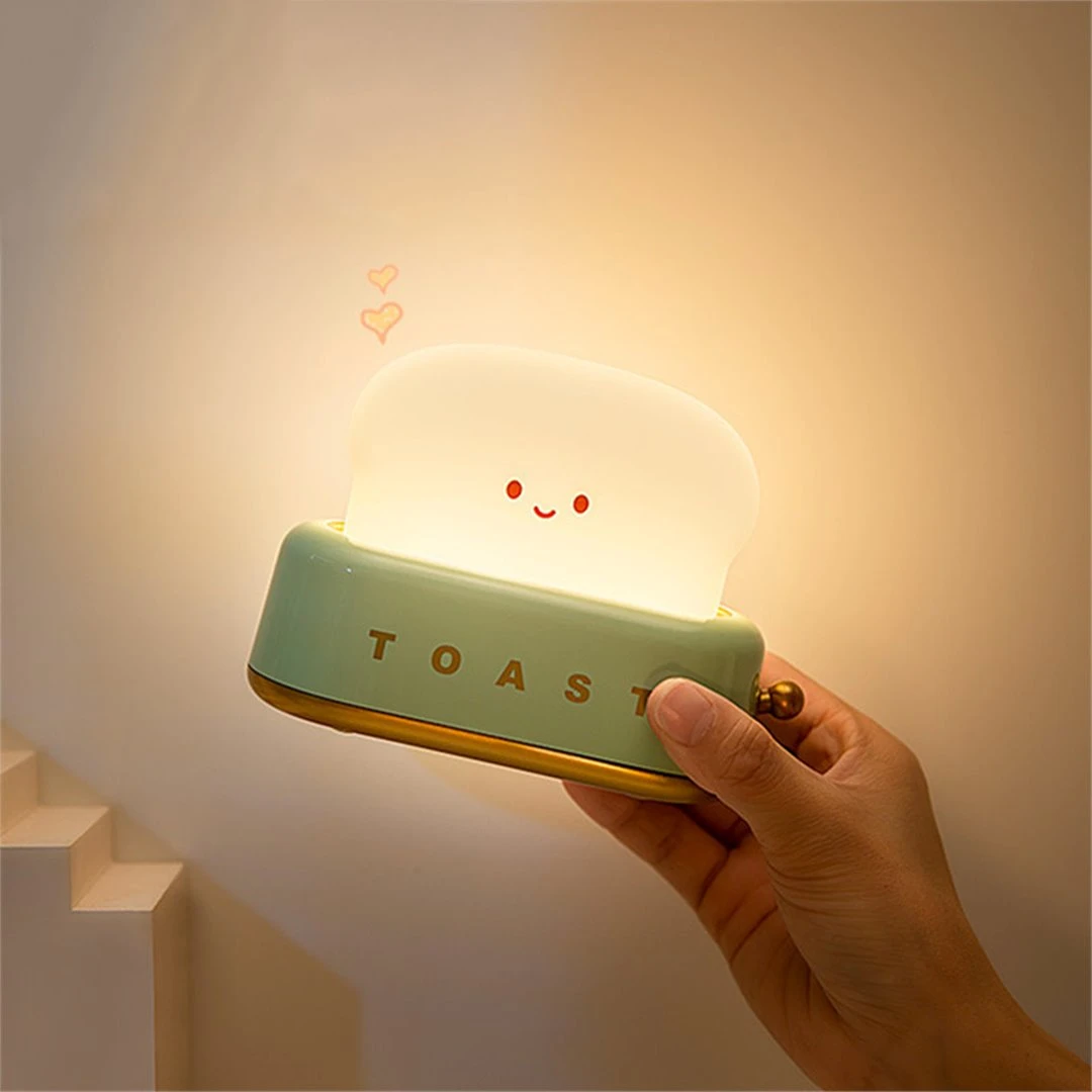 Kawaii Bread Toaster Machine LED Night Light 8 Kawaii Bread Toaster Machine LED Night Light - Image 6