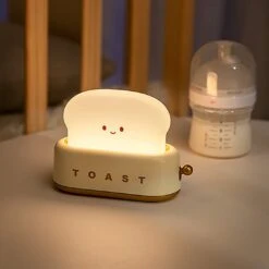 Kawaii Bread Toaster Machine LED Night Light 25 Kawaii Bread Toaster Machine LED Night Light -Kawaii Store kawaiies plushies plush softtoy kawaii bread toaster machine led night light home decor 550375