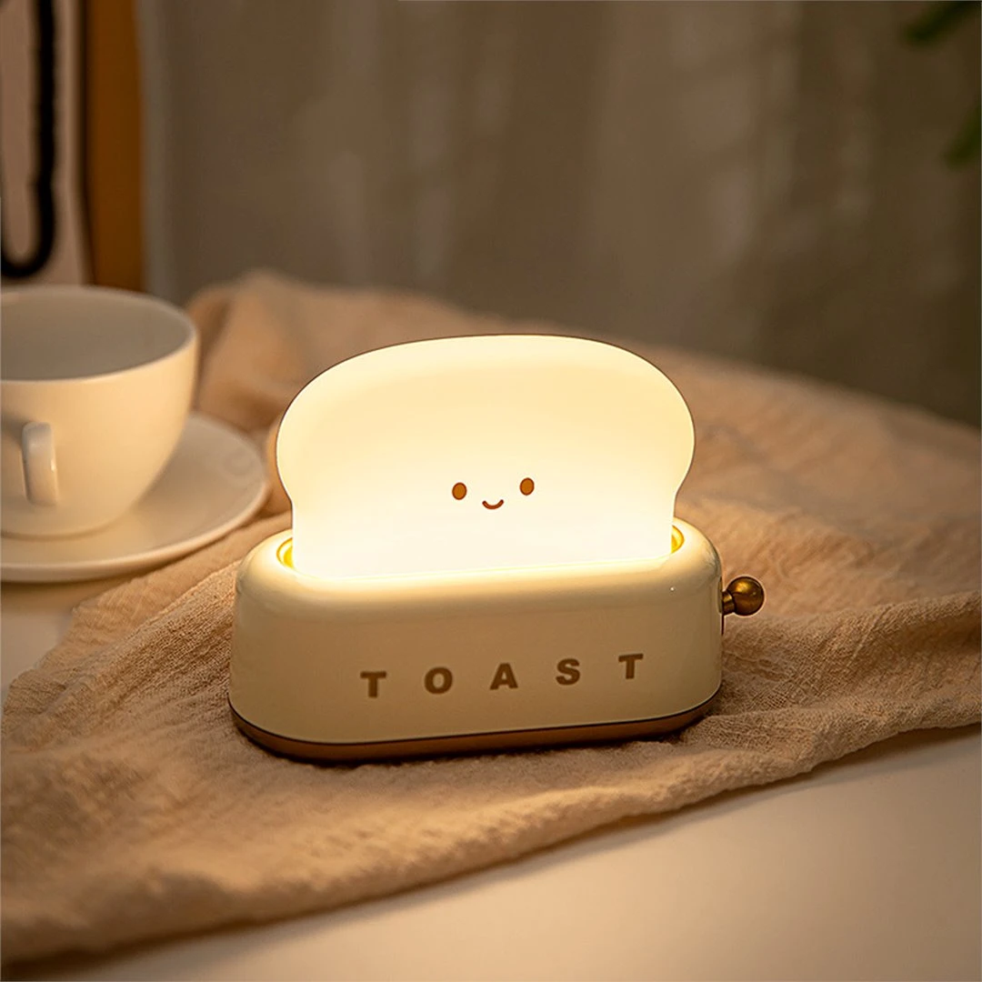Kawaii Bread Toaster Machine LED Night Light 11 Kawaii Bread Toaster Machine LED Night Light - Image 9