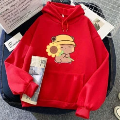 Apparel Kawaii Brown Bear Sunflower Summer Unisex Tee -Kawaii Store kawaiies plushies plush softtoy kawaii brown bear sunflower summer unisex tee apparel red xxxl 683497