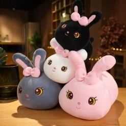 Kawaii Bunny Long Pillow Plushie -Kawaii Store kawaiies plushies plush softtoy kawaii bunny long pillow plushie new soft toy 248096