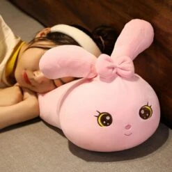 Kawaii Bunny Long Pillow Plushie -Kawaii Store kawaiies plushies plush softtoy kawaii bunny long pillow plushie new soft toy 248264