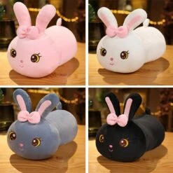 Kawaii Bunny Long Pillow Plushie -Kawaii Store kawaiies plushies plush softtoy kawaii bunny long pillow plushie new soft toy 294625