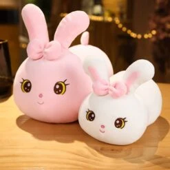 Kawaii Bunny Long Pillow Plushie -Kawaii Store kawaiies plushies plush softtoy kawaii bunny long pillow plushie new soft toy 404766