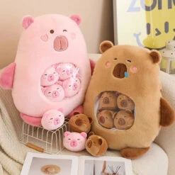 Kawaii Capybara Candy Bag Plushie -Kawaii Store kawaiies plushies plush softtoy kawaii capybara candy bag plushie soft toy 111504