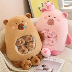 Kawaii Capybara Candy Bag Plushie -Kawaii Store kawaiies plushies plush softtoy kawaii capybara candy bag plushie soft toy 217860