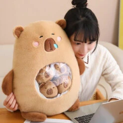 Kawaii Capybara Candy Bag Plushie -Kawaii Store kawaiies plushies plush softtoy kawaii capybara candy bag plushie soft toy 425133