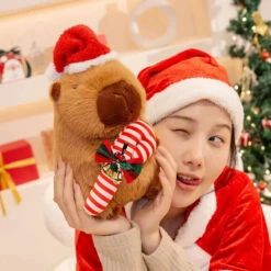 Kawaii Capybara Christmas-themed Plushies -Kawaii Store kawaiies plushies plush softtoy kawaii capybara christmas themed plushies soft toy 169631