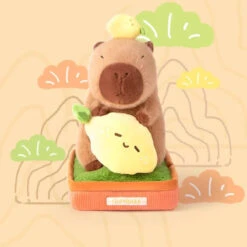 Kawaii Capybara Plant Pot Plushie -Kawaii Store kawaiies plushies plush softtoy kawaii capybara plant pot plushie soft toy 375855