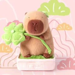 Kawaii Capybara Plant Pot Plushie