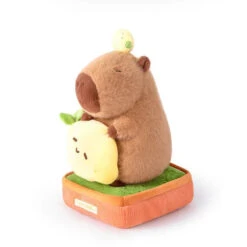 Kawaii Capybara Plant Pot Plushie -Kawaii Store kawaiies plushies plush softtoy kawaii capybara plant pot plushie soft toy 643082