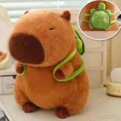 Kawaii Capybara With Backpack Plush Collection -Kawaii Store kawaiies plushies plush softtoy kawaii capybara with backpack plush collection soft toy 421963