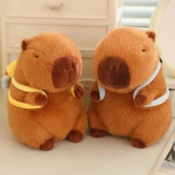 Kawaii Capybara With Backpack Plush Collection -Kawaii Store kawaiies plushies plush softtoy kawaii capybara with backpack plush collection soft toy 562203