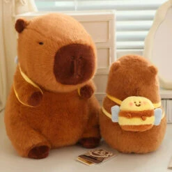 Kawaii Capybara With Backpack Plush Collection -Kawaii Store kawaiies plushies plush softtoy kawaii capybara with backpack plush collection soft toy 568094